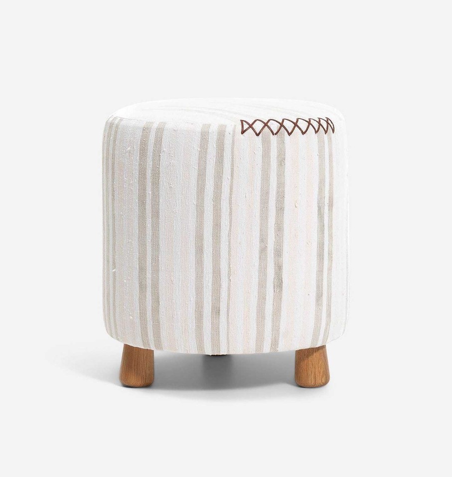 Hot Made by Shoppe Topanga Footed Stool M.Iv.Xxv