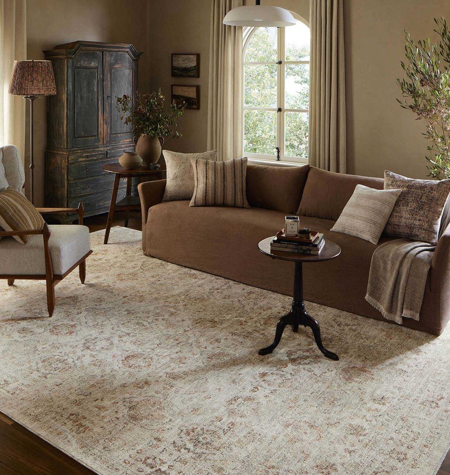 Hot Amber Lewis x Loloi Honora Hon-03 Beige / Spice Area Rug