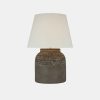 Hot Amber Lewis for Visual Comfort & Co. Indra Medium Table Lamp Silt Grey