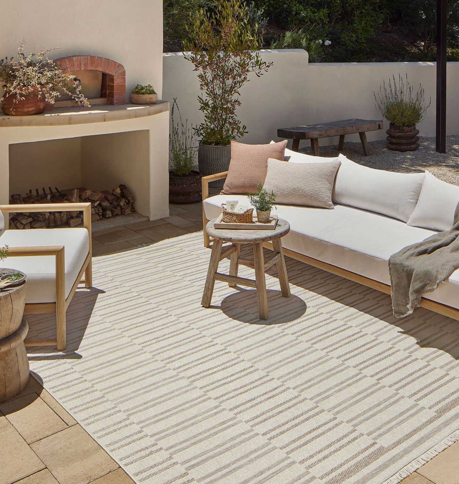 Wholesale Amber Lewis x Loloi Malibu Mab-03 Ivory / Dove Area Rug