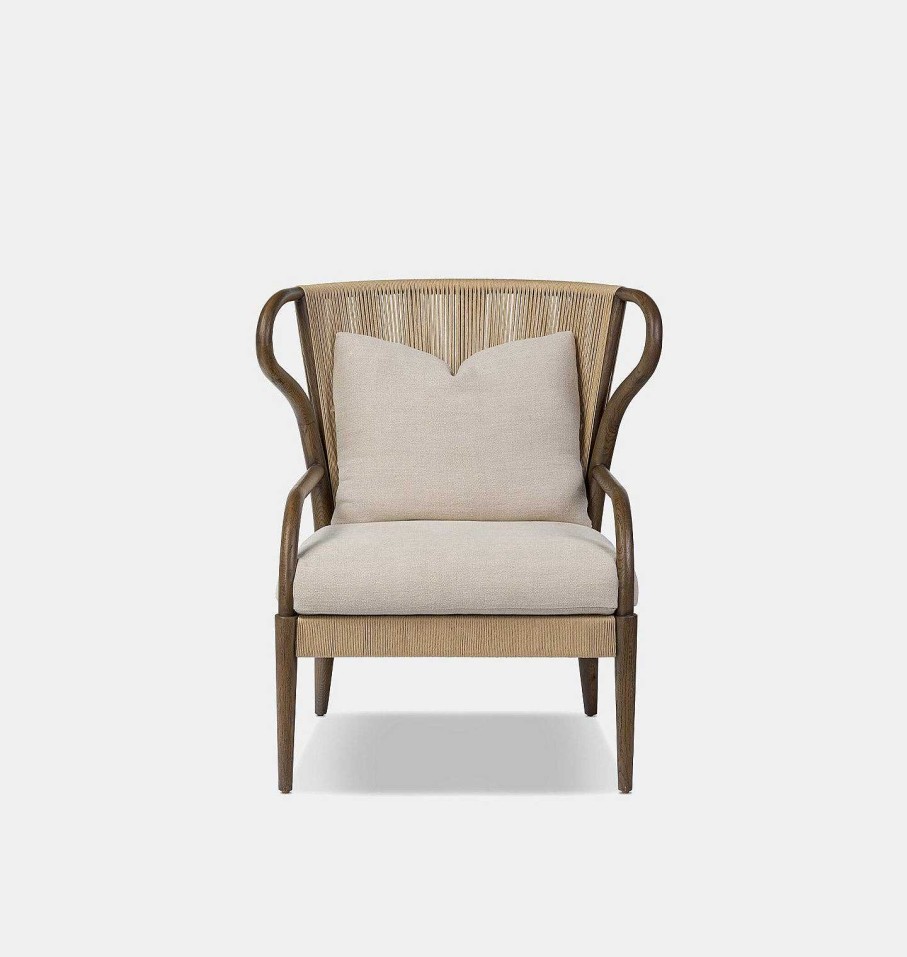 Online Amber Lewis x Four Hands Amira Rush Accent Chair Broadway Dune