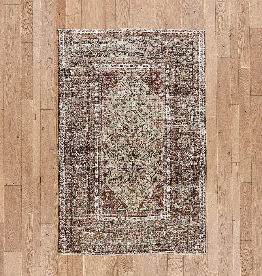 New Shoppe Vintage - Rugs Vintage Mahal Rug 3'10" X 5'8"