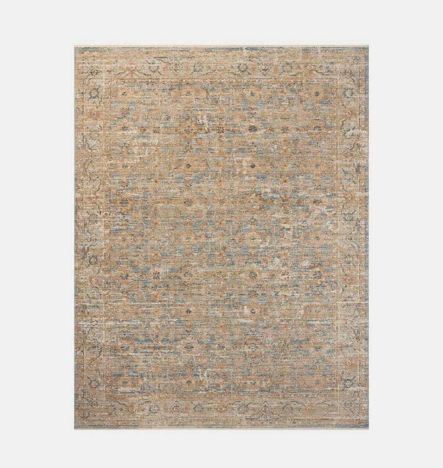 Hot Loloi Rugs Heritage Her-15 Ocean / Sand Area Rug