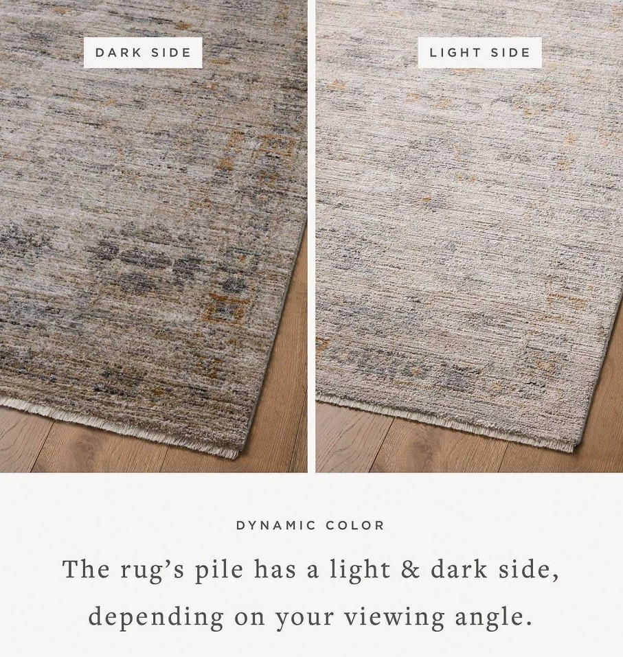 Best Jean Stoffer x Loloi Katherine Kes-04 Pebble / Ocean Area Rug