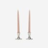 Hot MATCH Pewter Taper Candle Holder S/2