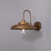 Hot Mullan - Inventory Darya Swan Neck Wall Light Antique Brass