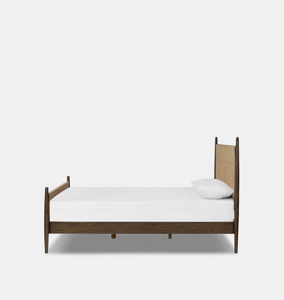 New Amber Lewis x Four Hands Richard Natural Rush Bed