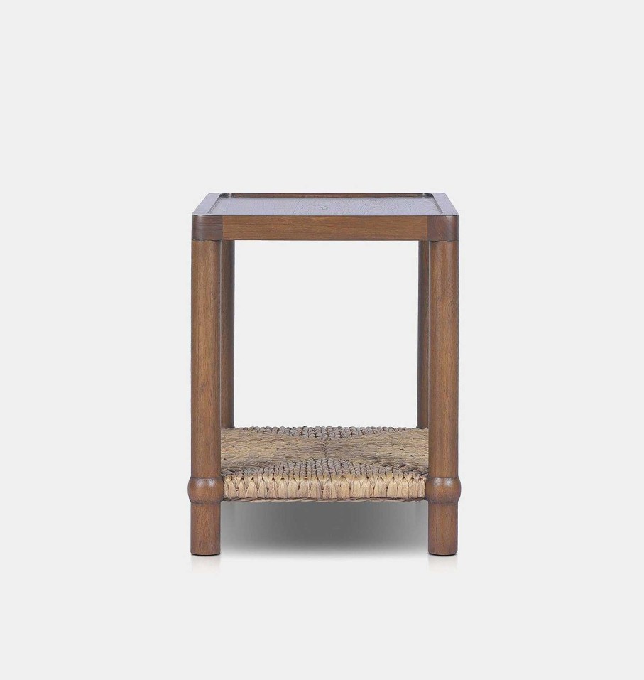 New Amber Lewis x Four Hands Gabriella End Table Brown Mindi