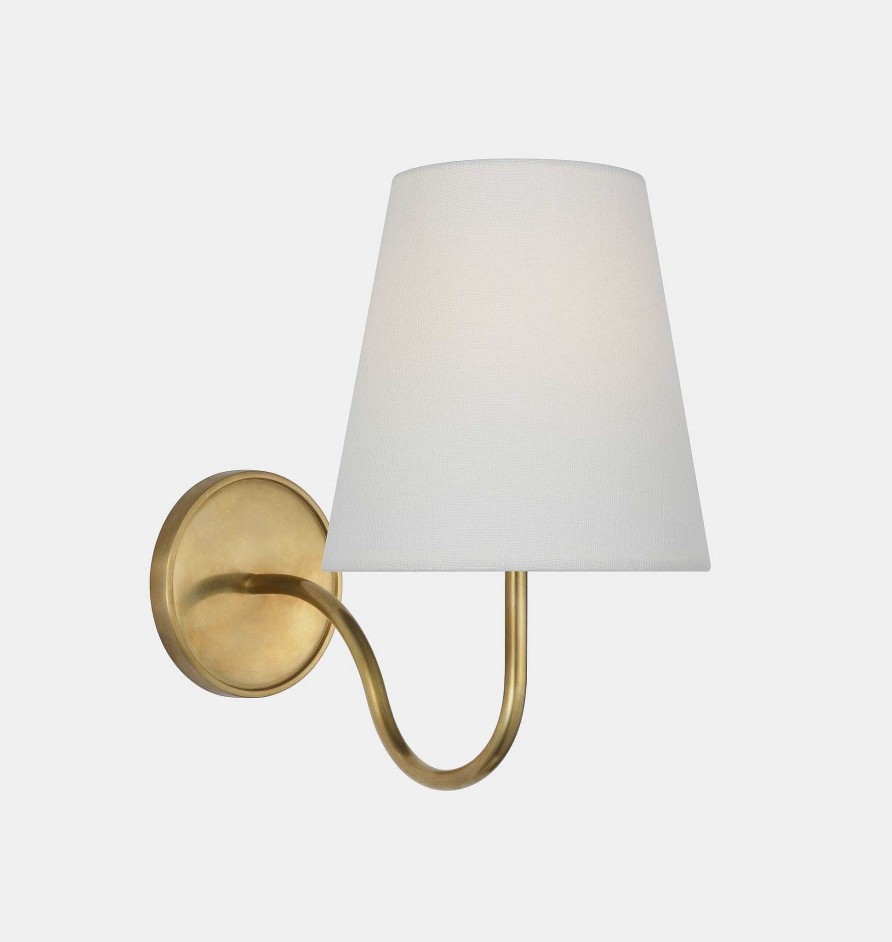 Hot Amber Lewis for Visual Comfort & Co. Lyndsie Small Sconce