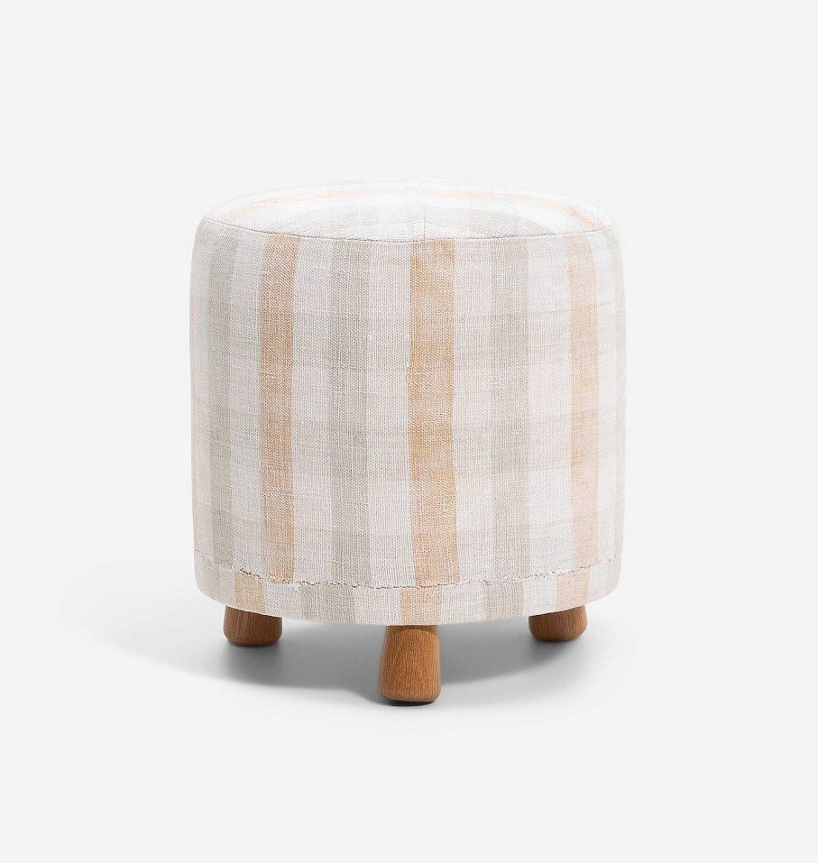 New Made by Shoppe Topanga Footed Stool M.Iv.Lxxi