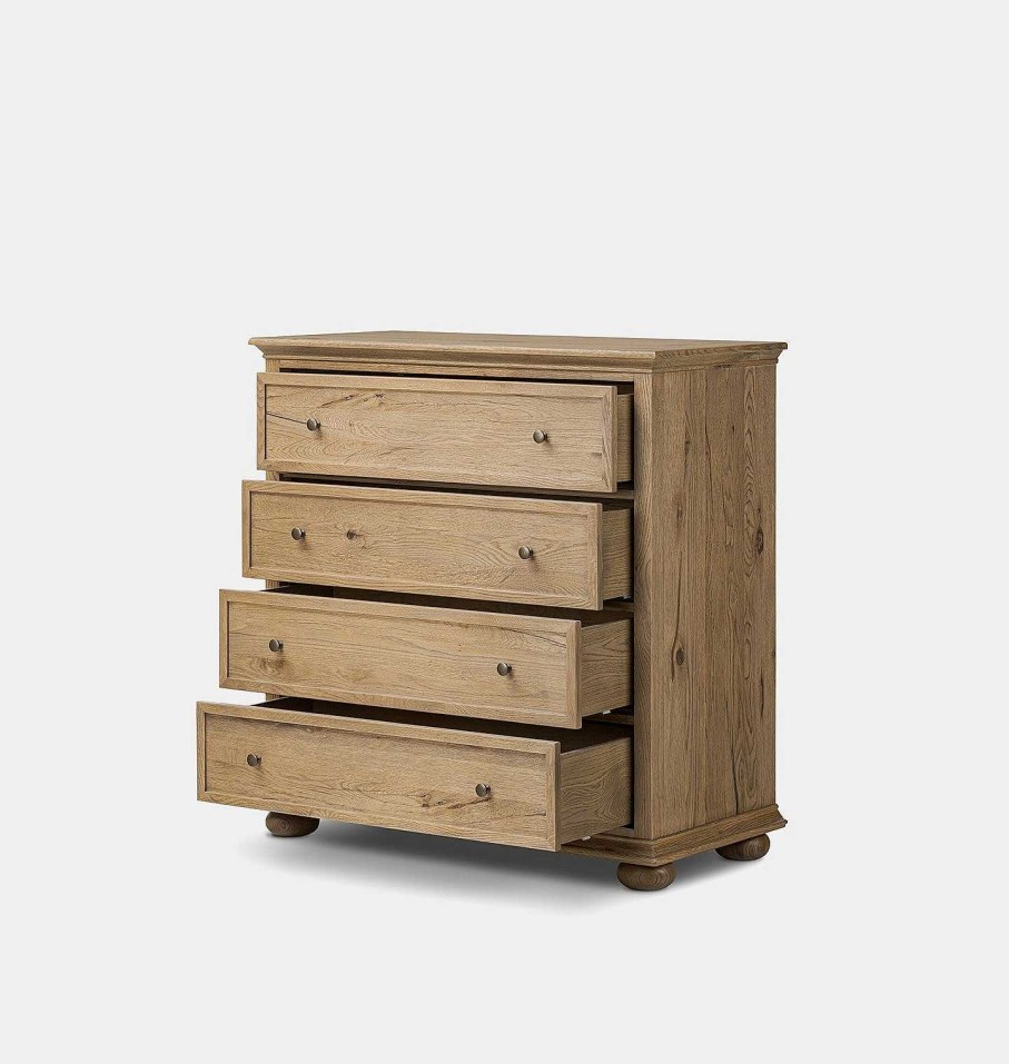 Best Amber Lewis x Four Hands Geoffrey 4 Drawer Dresser Worn Oak