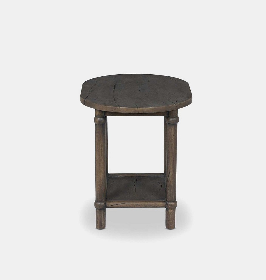 Best Amber Lewis x Four Hands Charnes End Table Antique Belgium Bleach