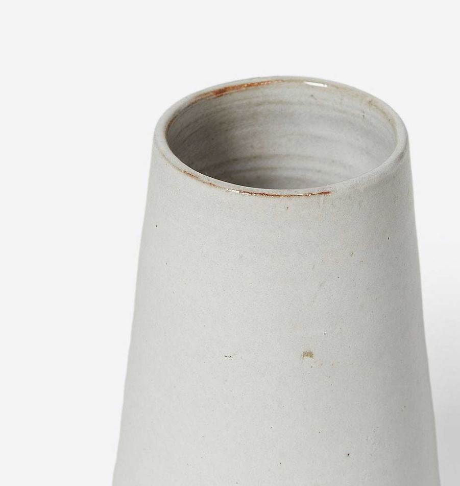 New Tracie Hervy Khan Stoneware Vase