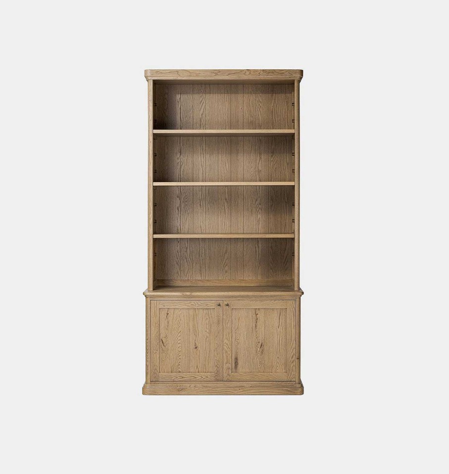 Best Amber Lewis x Four Hands Dumont Bookcase Worn Oak Veneer