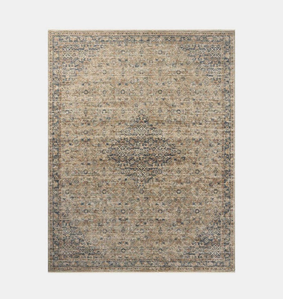 Clearance Loloi Rugs Heritage Her-08 Sage / Navy Area Rug