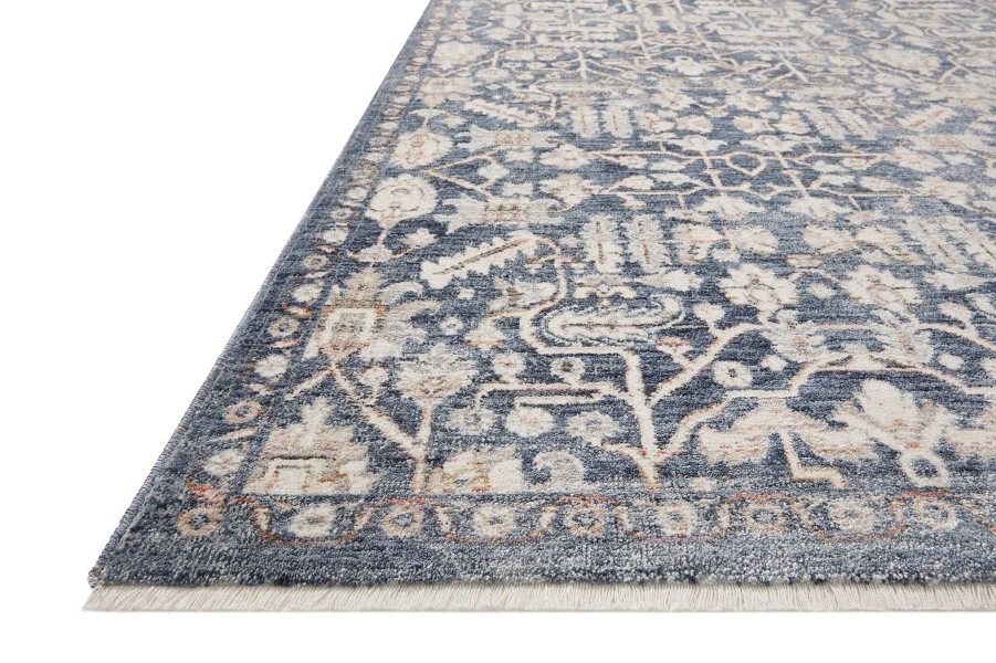 Online Amber Lewis x Loloi Zuma Zum-02 Blue / Ivory Area Rug