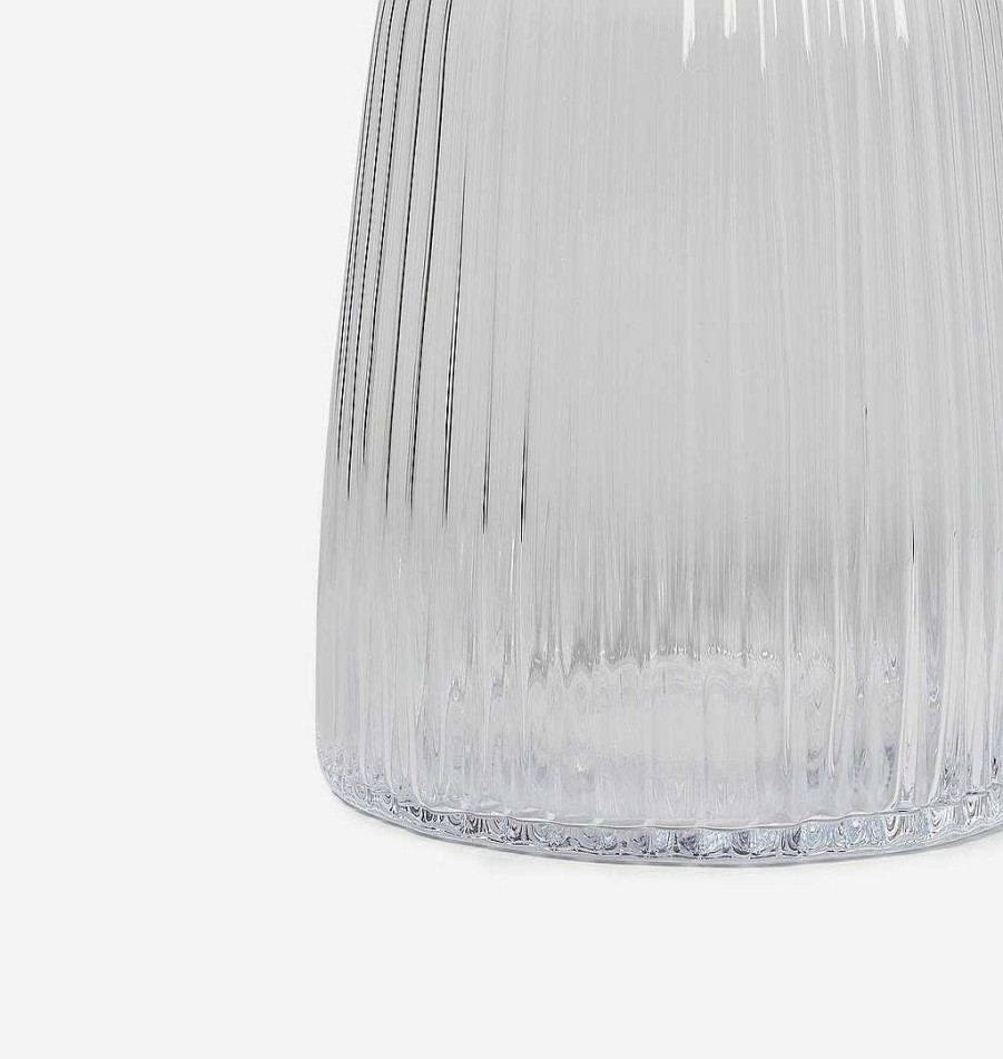 Online LSA Silverlake Fluted Glass Vase