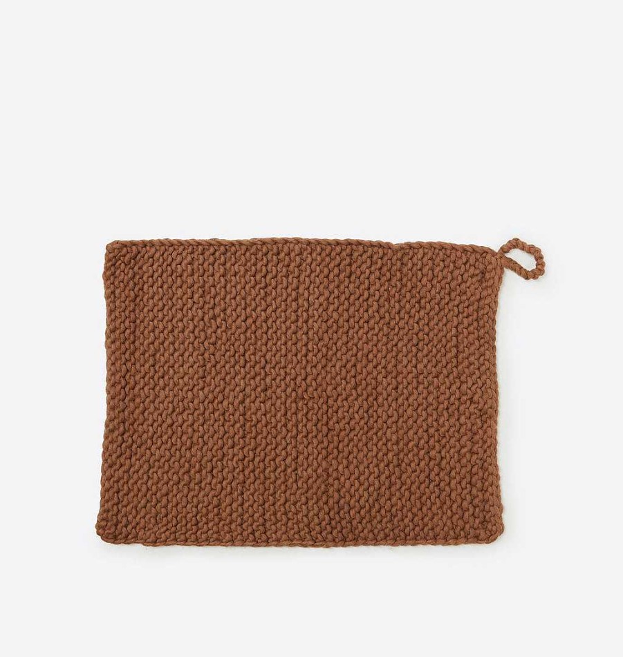 Hot Shoppe Amber Interiors Knitted Wool Dish Mat