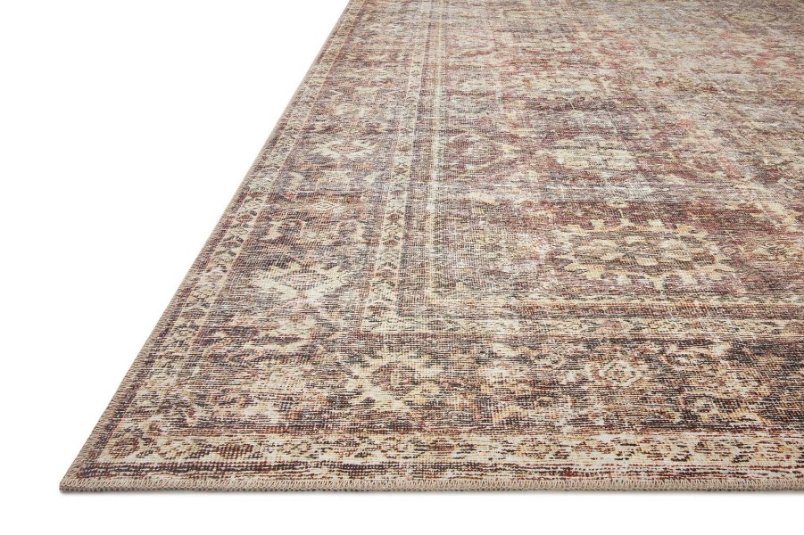 Clearance Amber Lewis x Loloi Georgie Ger-06 Bordeaux / Antique Area Rug