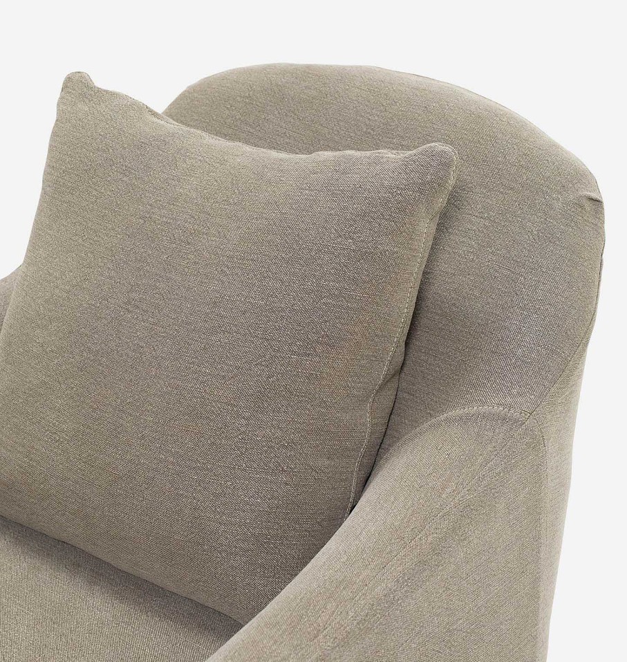 Hot The Rowe Luna Slipcovered Chair Khaki