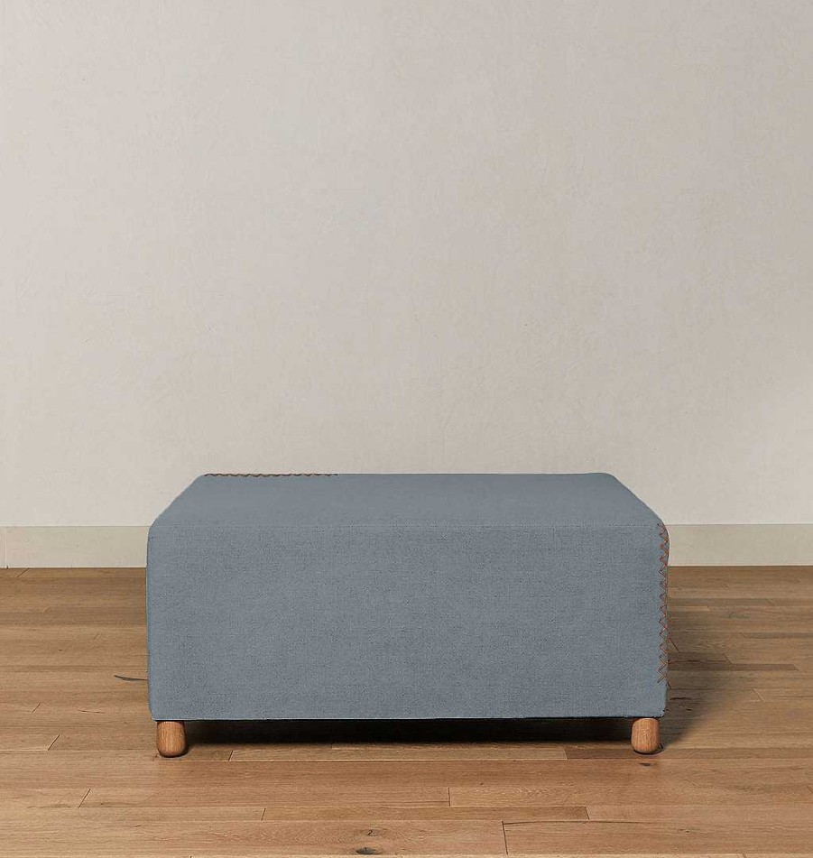 Online Made by Shoppe Footed Topanga Ottoman