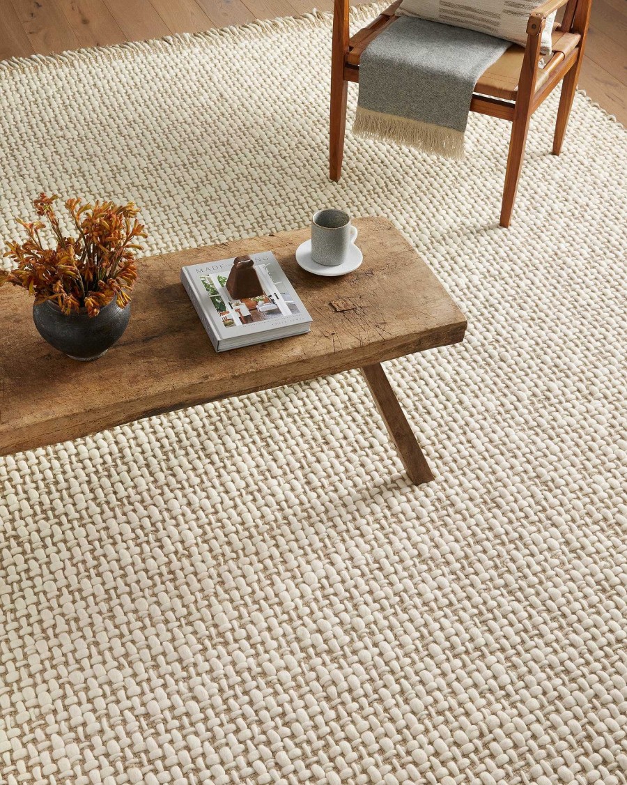 Clearance Amber Lewis x Loloi Yellowstone Yel-01 Natural / Ivory Area Rug