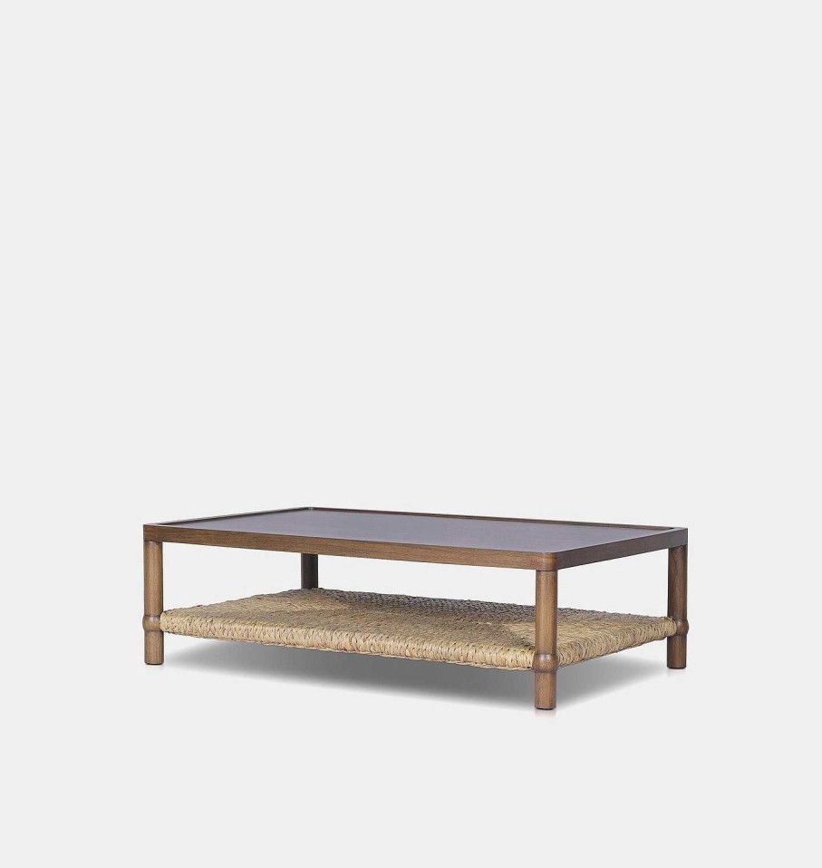 Hot Amber Lewis x Four Hands Gabriella Coffee Table Brown Mindi