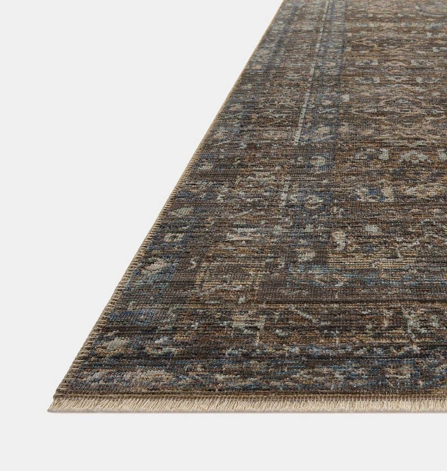 New Loloi Rugs Heritage Her-14 Lagoon / Tobacco Area Rug