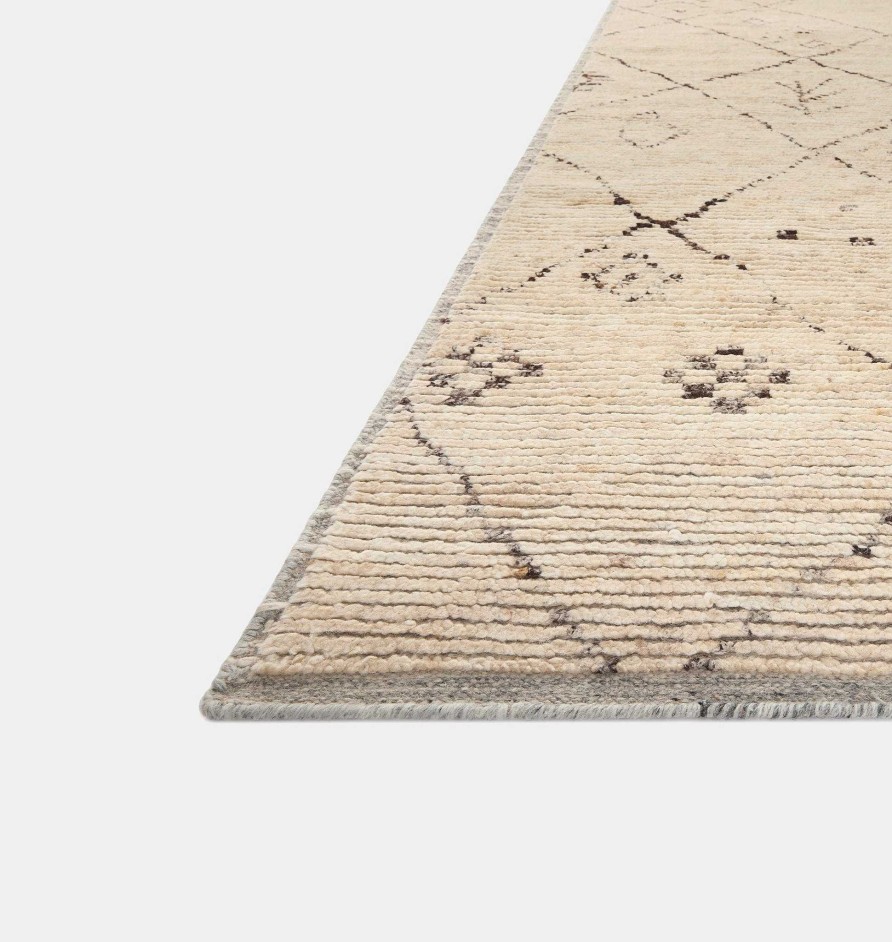 New Amber Lewis x Loloi Briyana Bri-03 Natural / Stone Area Rug