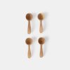 Wholesale Shoppe Amber Interiors Teak Salt Spoons S/4