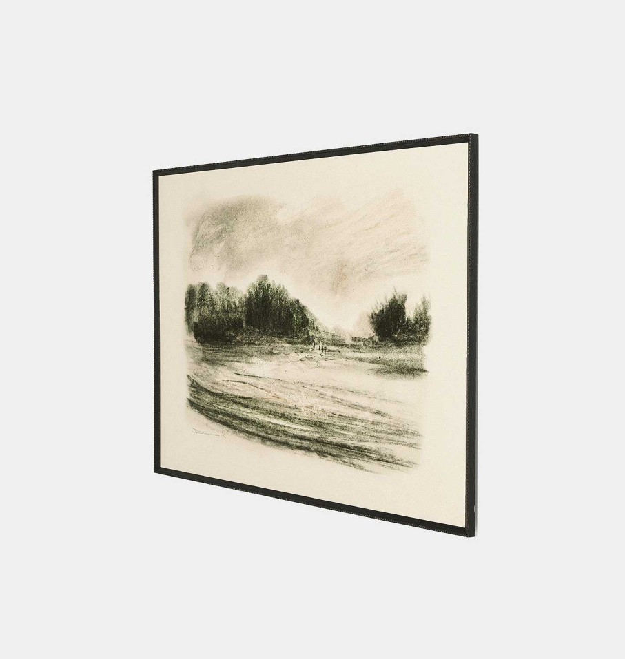 Hot Amber Lewis x Four Hands Meadow By Dan Hobday Framed Print