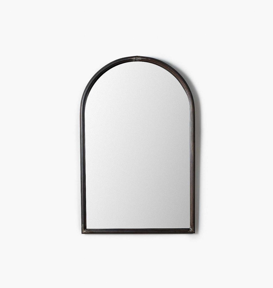 Best Shoppe Amber Interiors Metal Arched Mirror