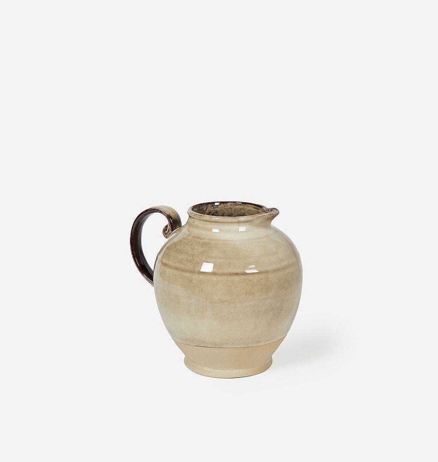 Best Shoppe Amber Interiors Zena Stoneware Pitcher