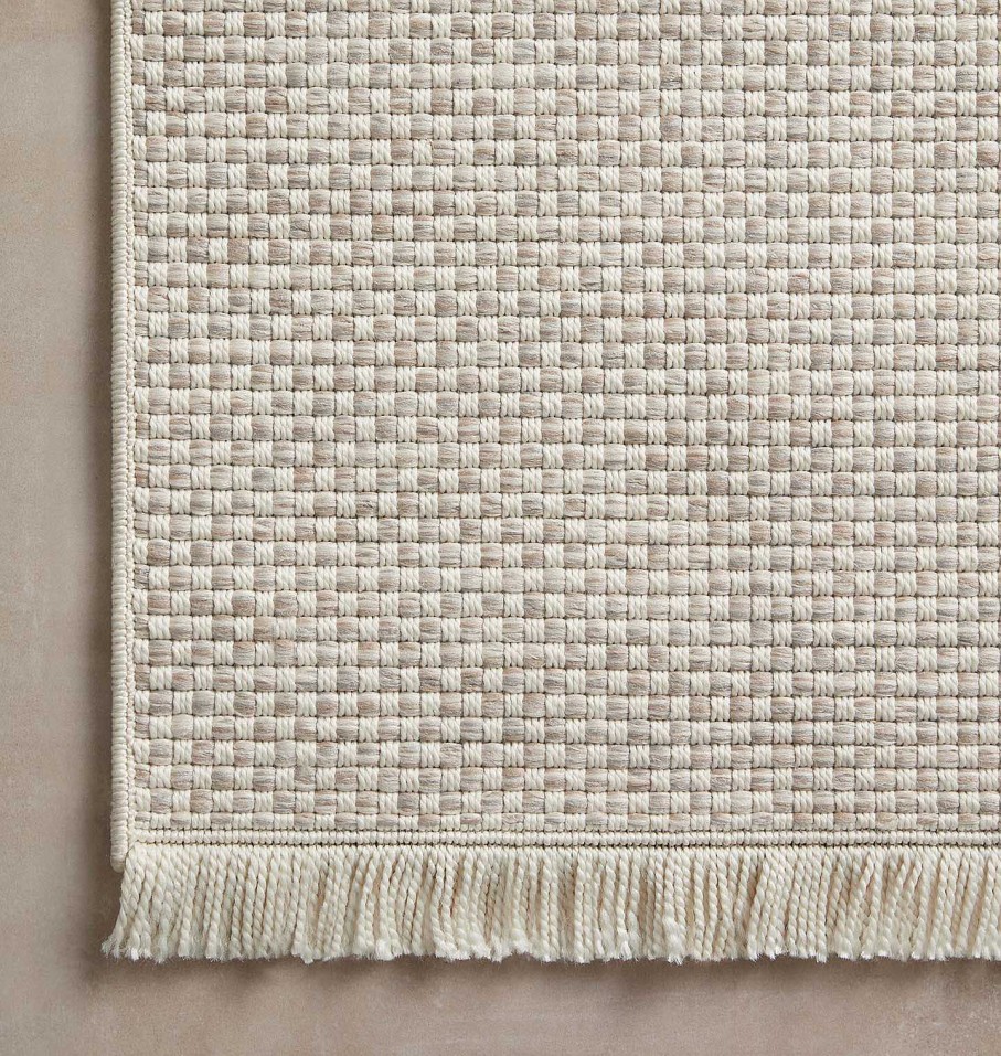 Best Amber Lewis x Loloi Malibu Mab-05 Ivory / Dove Area Rug