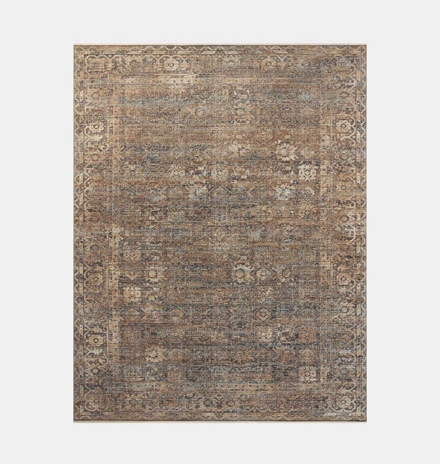 Clearance Loloi Rugs Heritage Her-07 Mocha / Denim Area Rug