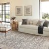 Hot Amber Lewis x Loloi Alie Ale-05 Charcoal / Beige Area Rug