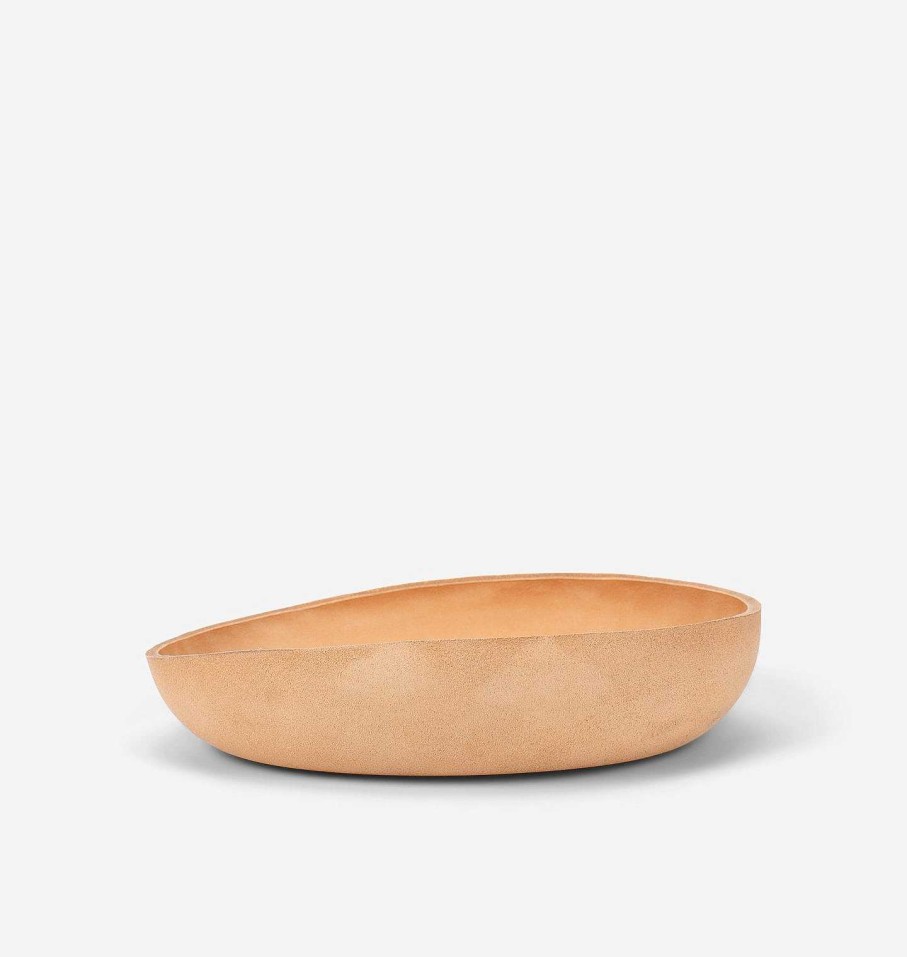 Online Shoppe Amber Interiors Leather Bowl