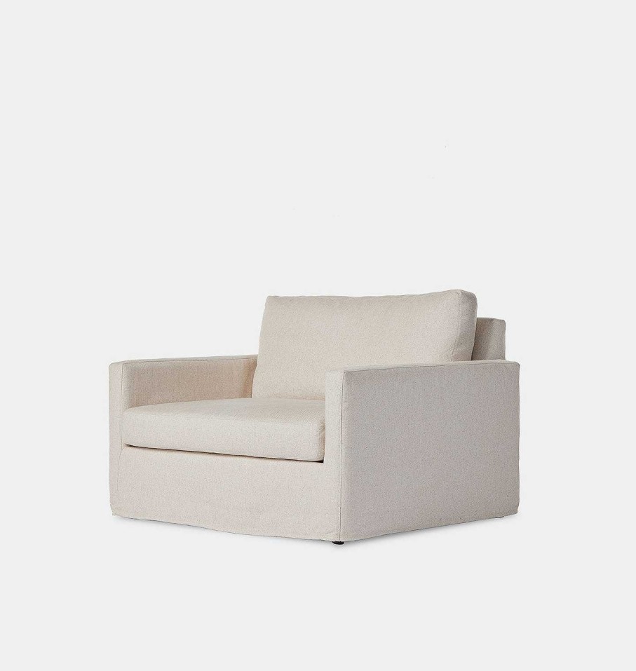 Best Austin Co Madden Slipcovered Lounge Chair