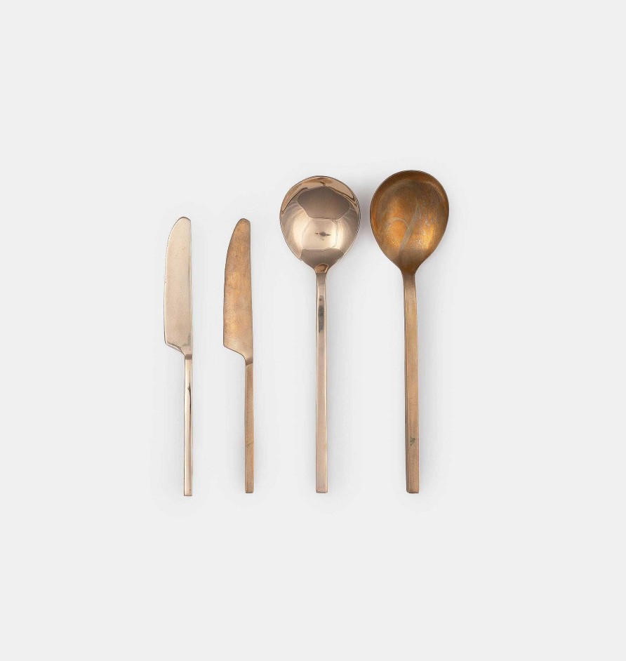 Wholesale Farra Hand Cast Bronze Flatware Set