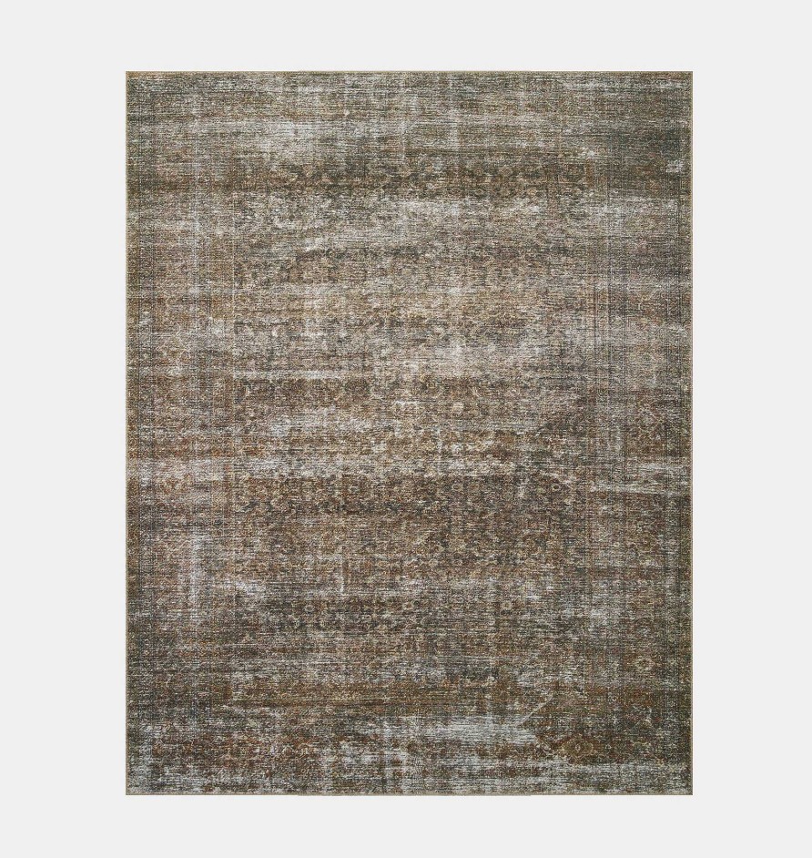 New Amber Lewis x Loloi Billie Bil-06 Tobacco / Rust Area Rug