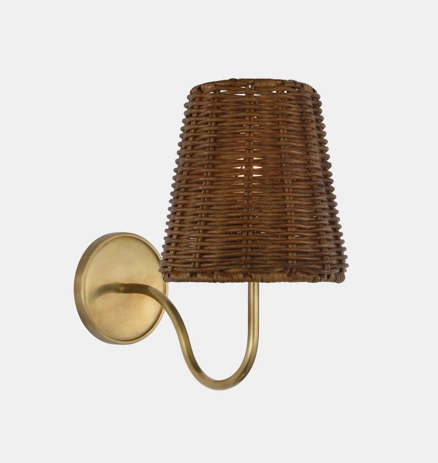 Clearance Amber Lewis for Visual Comfort & Co. Lyndsie Small Sconce