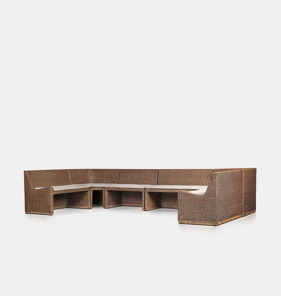 Online Amber Lewis x Four Hands Senna Dining Banquette U Shape 155"