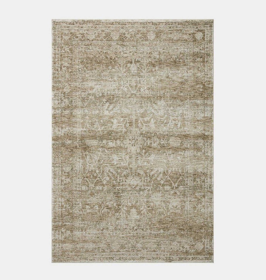 Hot Amber Lewis x Loloi Honora Hon-01 Khaki / Beige Area Rug