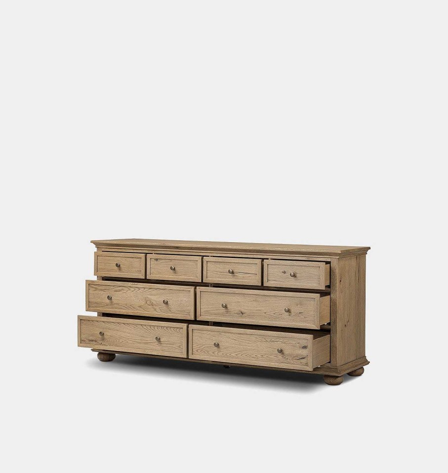 Wholesale Amber Lewis x Four Hands Geoffrey 8 Drawer Dresser Worn Oak