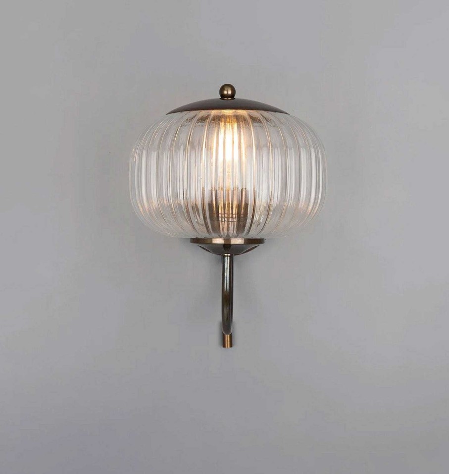 Best Mullan Nehir Sconce Antique Brass