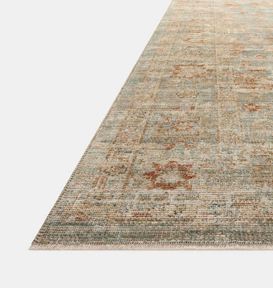 Wholesale Loloi Rugs Heritage Her-06 Aqua / Terracotta Area Rug