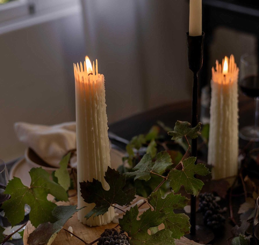 Hot Greentree Home Fluted Pillar Candle