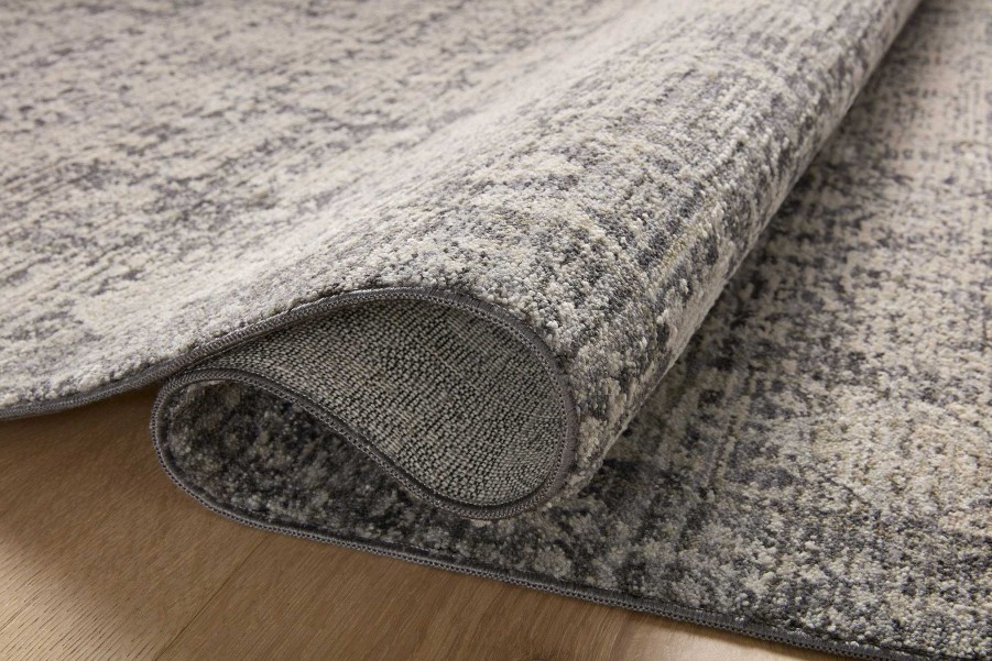 Wholesale Amber Lewis x Loloi Alie Ale-03 Charcoal / Dove Area Rug