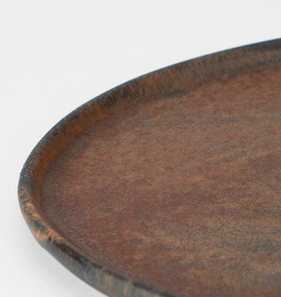 Clearance Shoppe Amber Interiors Oval Stoneware Platter