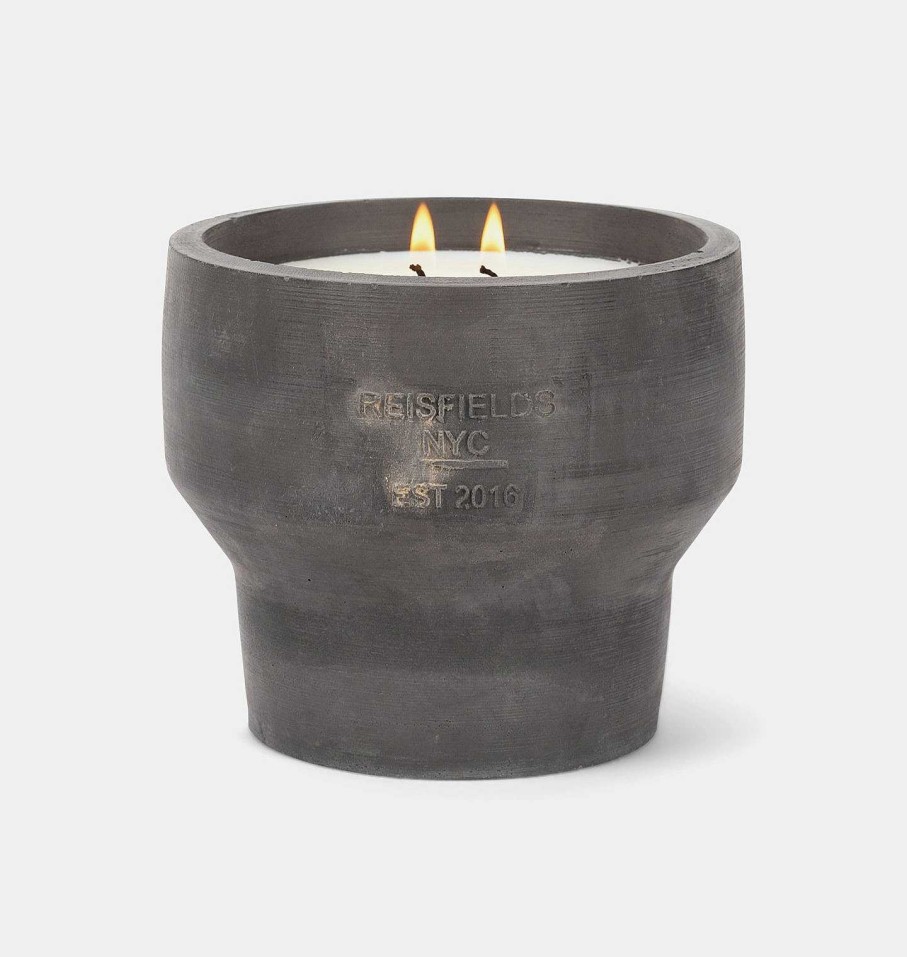 New Reisfields NYC Charcoal No. 6 Candle